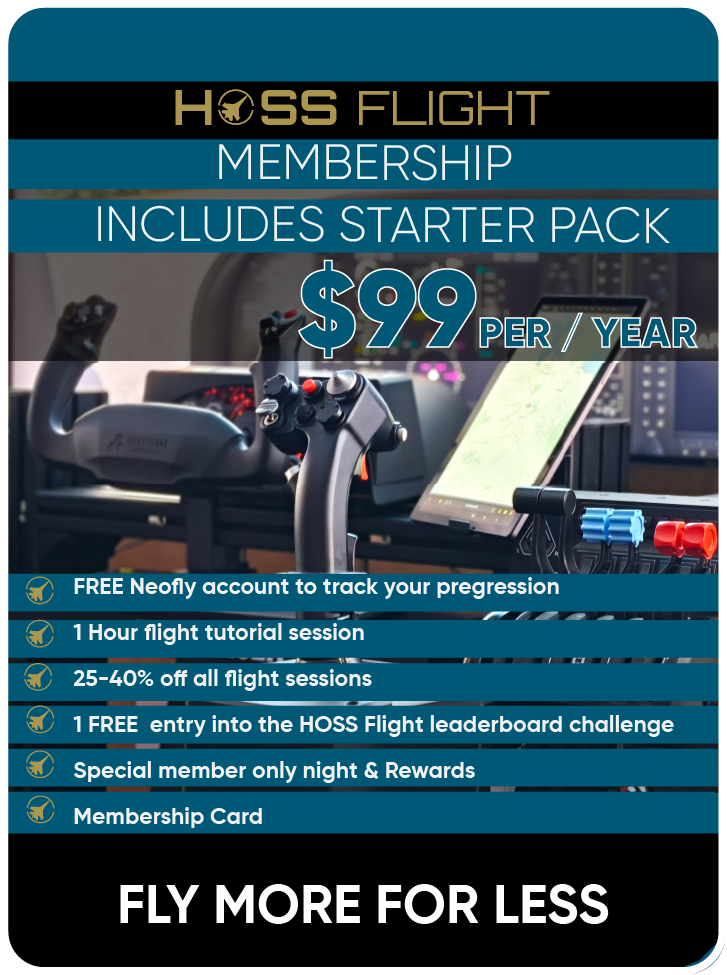 ✈️ HOSS 1 Year Flight Membership including starter pack!