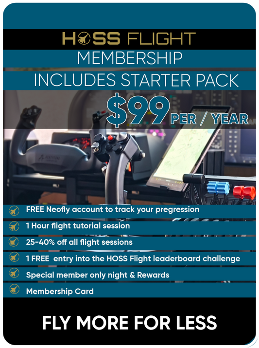 ✈️ HOSS 1 Year Flight Membership including starter pack!