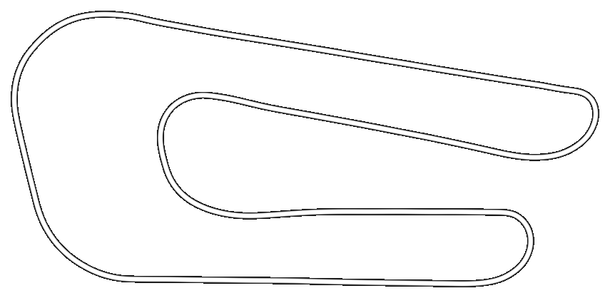 Queensland Raceway - National Circuit map